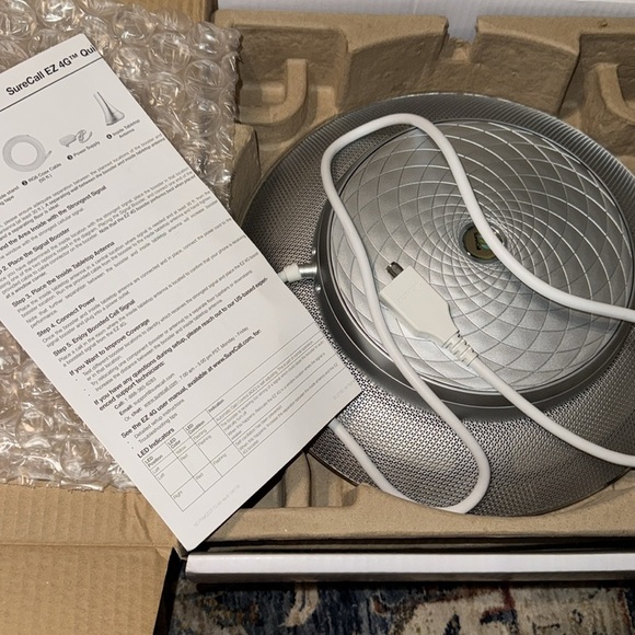 NWT SureCall Silver EZ 4G Cell Phone Signal Booster Up To 2k Sq. ft. 4G LTE Data - Picture 5 of 16